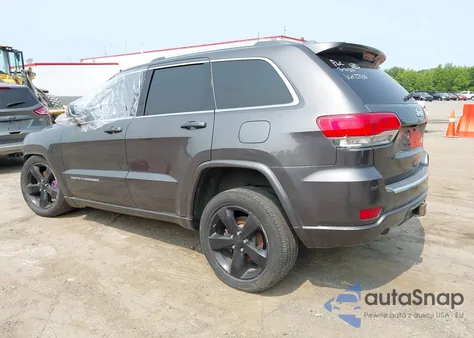 2015 Jeep Grand Cherokee Overland z USA, uszkodzony, nr VIN 1C4RJFCT4FC190728